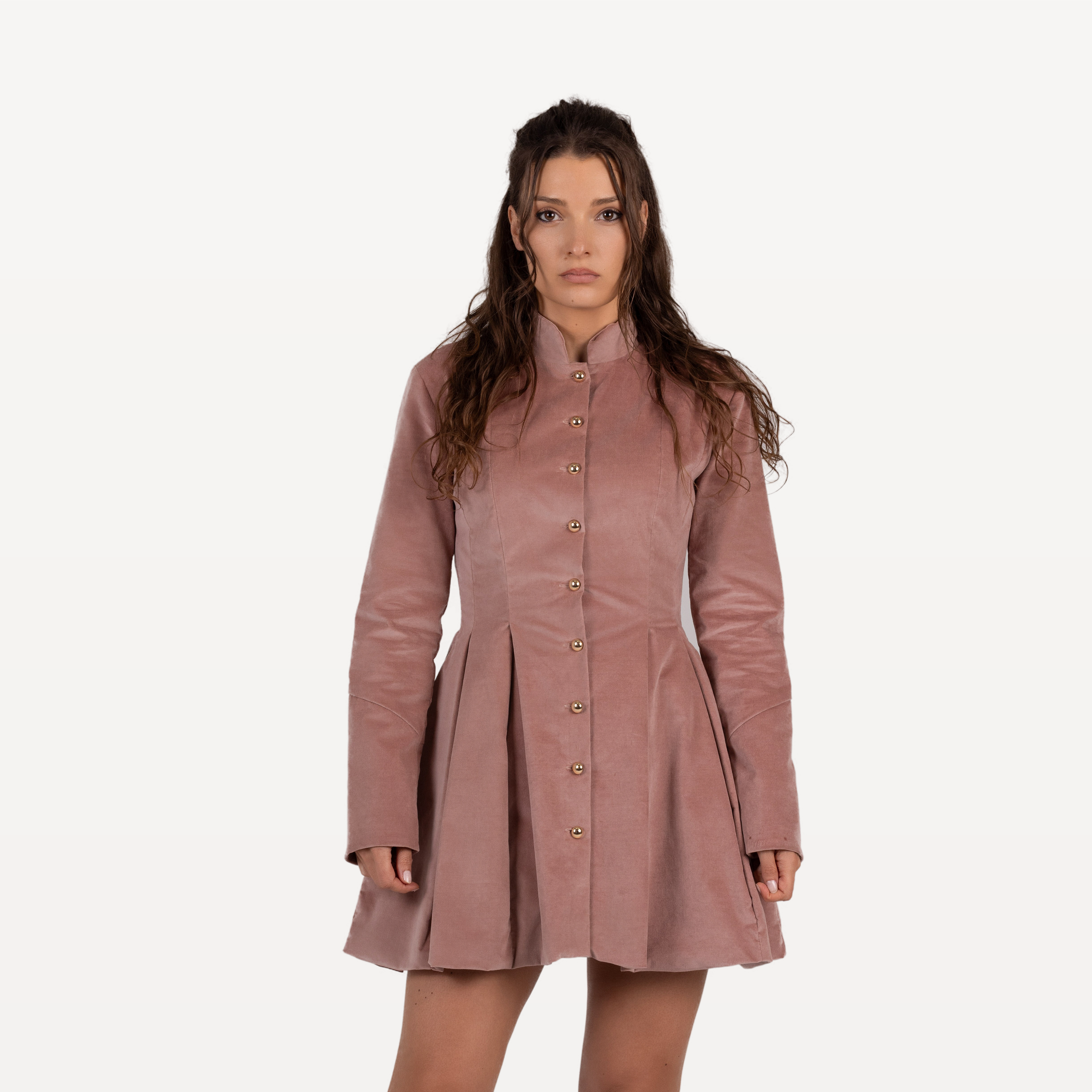 Robe Samarcande rose - genou