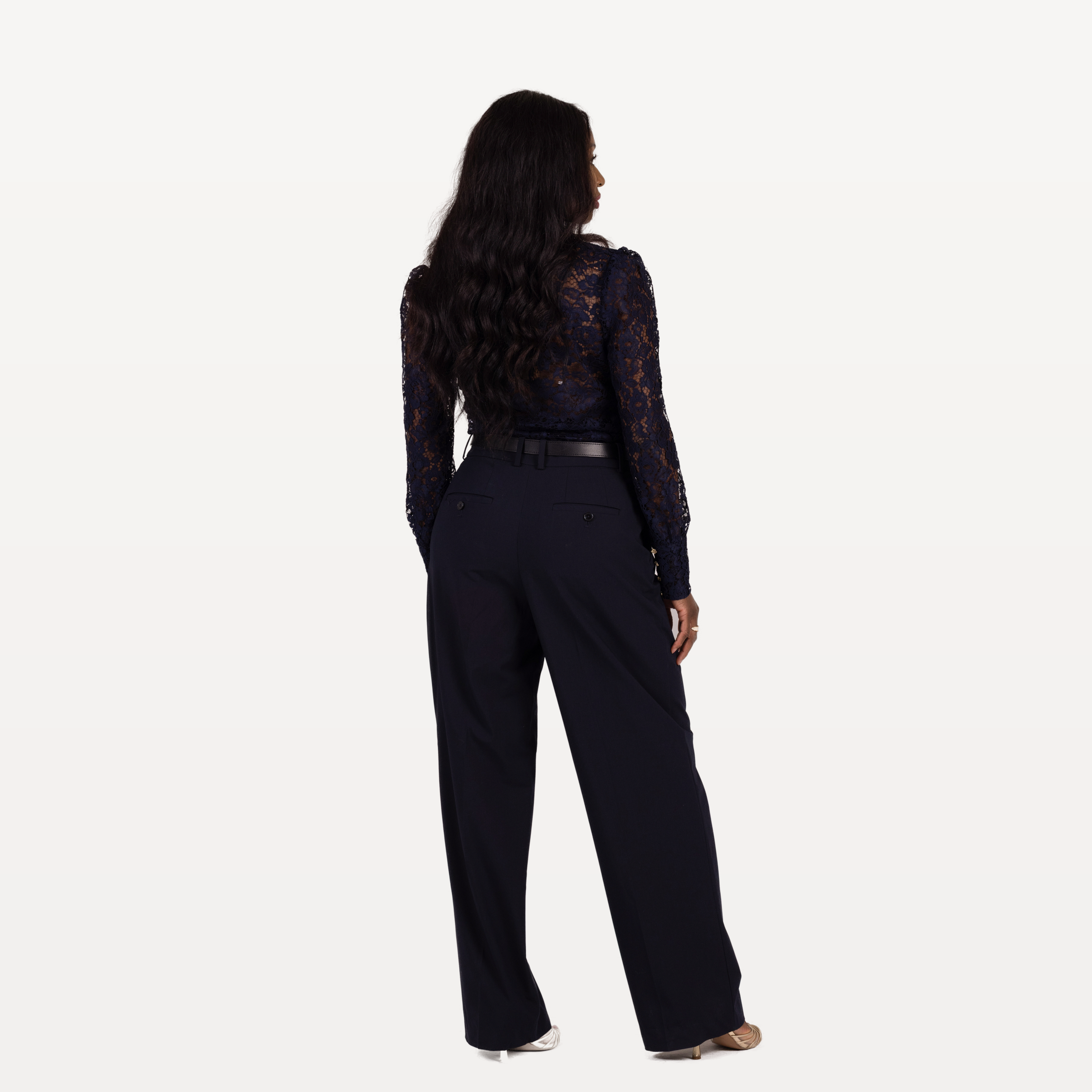 Chemisier Fergana bleu - dos