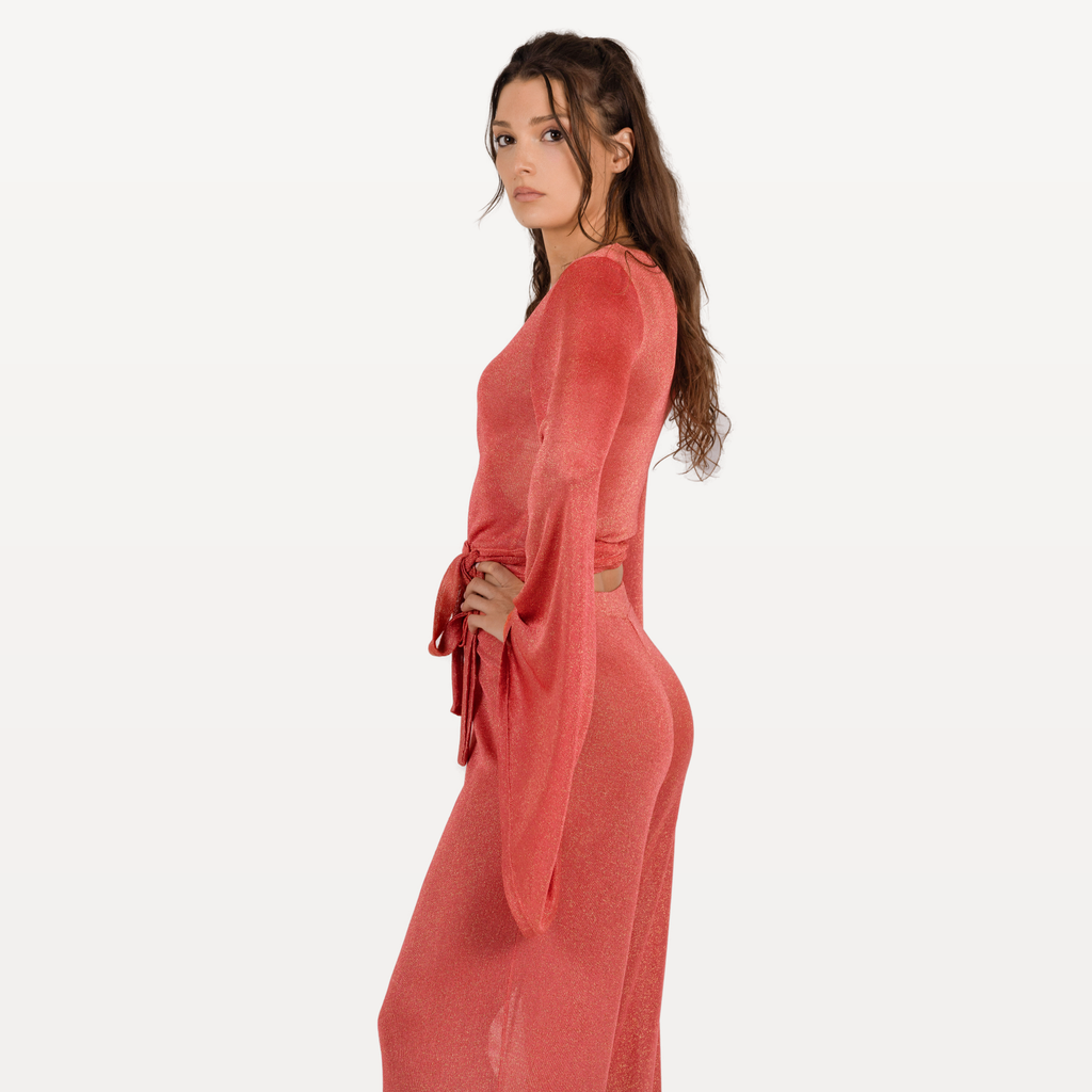 Ensemble fluide corail - detail
