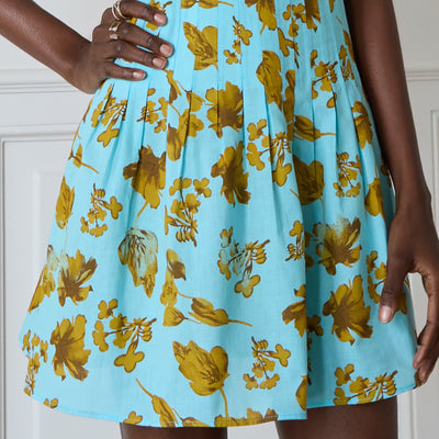 Robe Almaty Summer turquoise floral
