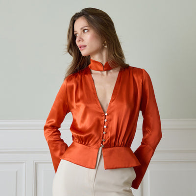 Chemisier Hérat orange