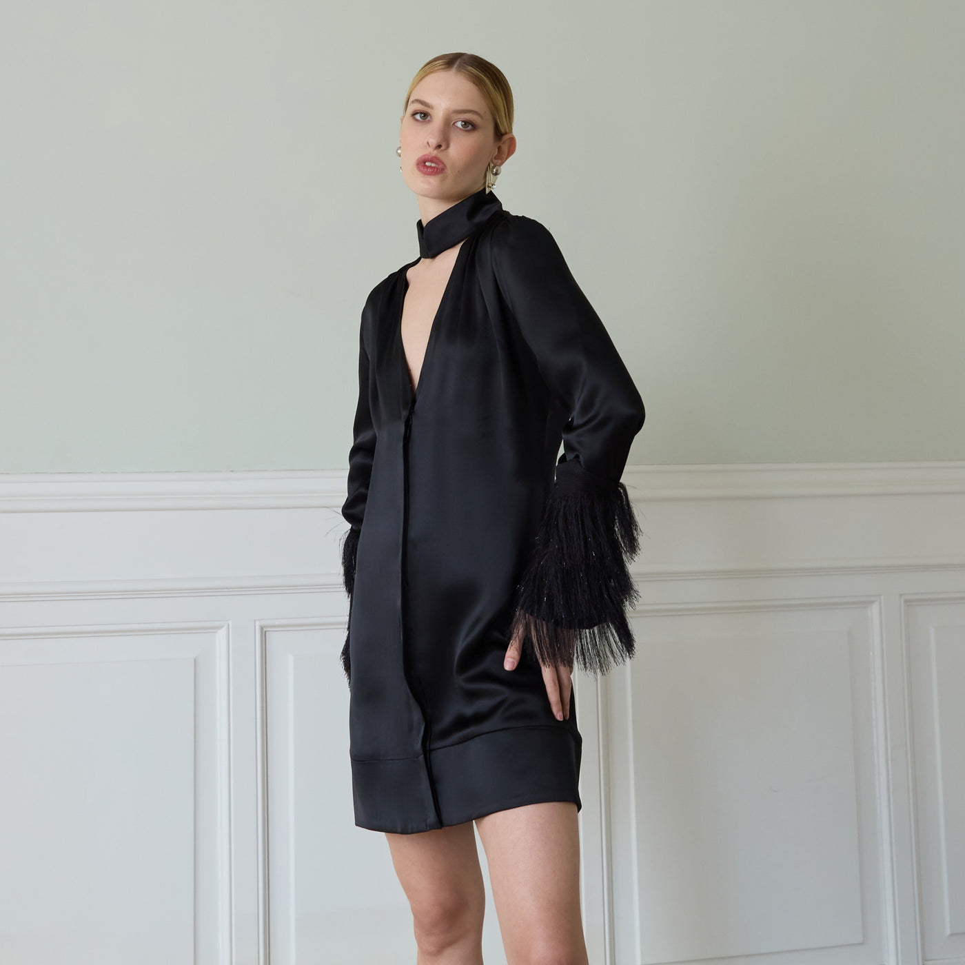Robe Éphése à franges