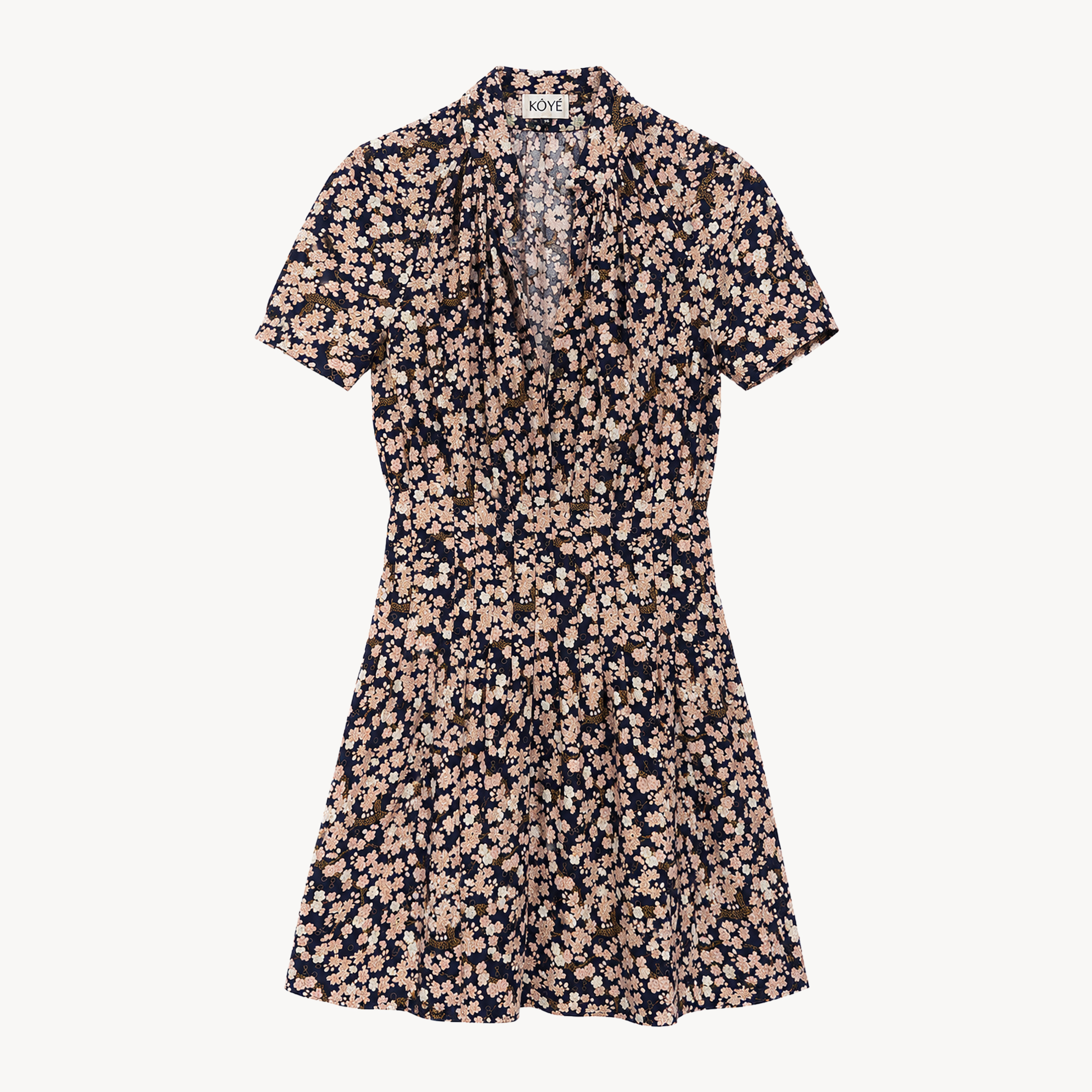 Robe Almaty Summer bleu rose floral