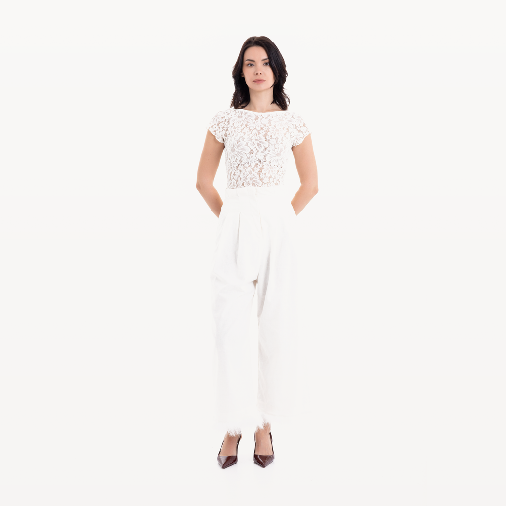 Pantalon blanc - photo 5893
