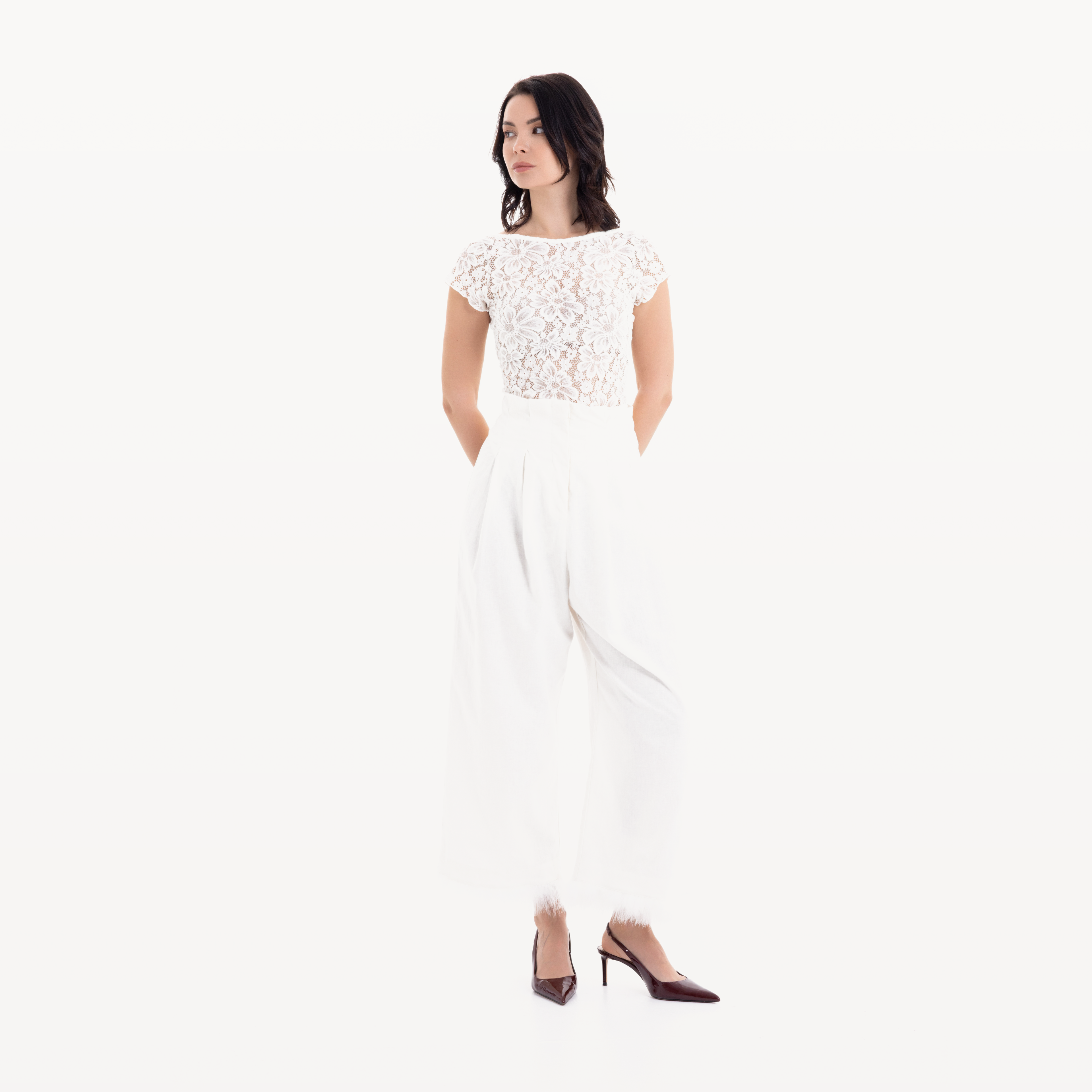Pantalon blanc - photo 5894