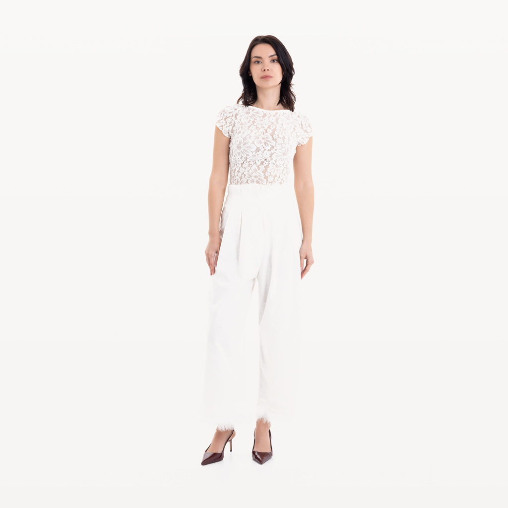 Pantalon blanc - photo 5895