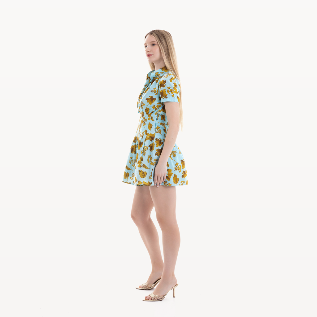 Robe Almaty Summer turquoise floral