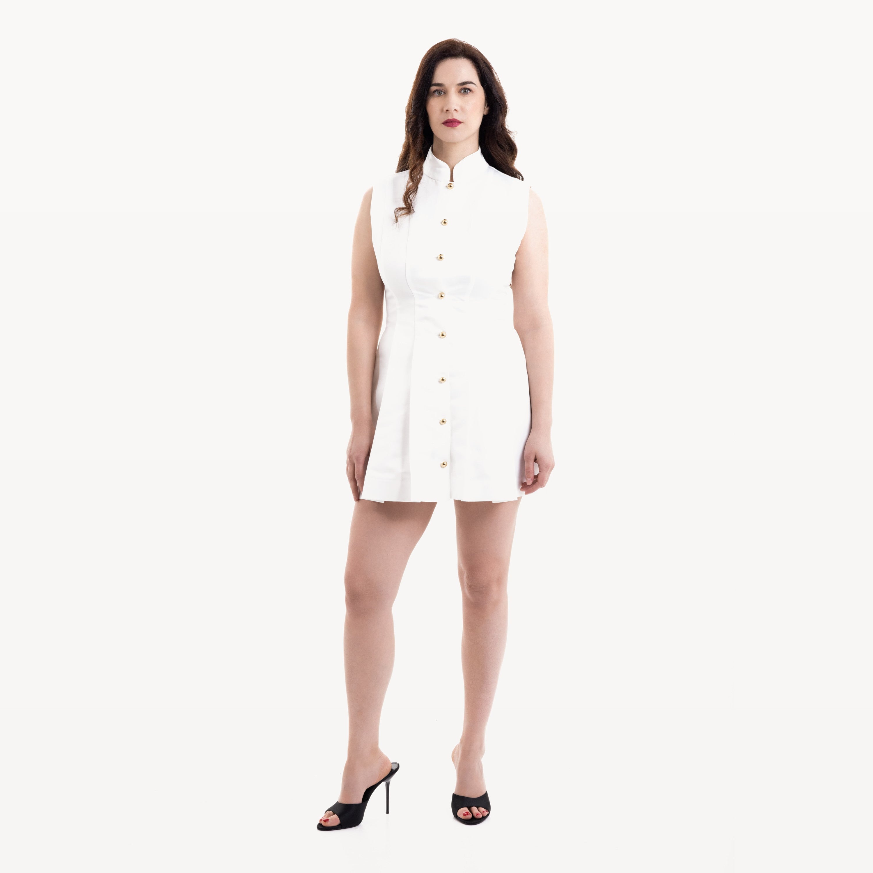 Robe Samarcande Summer blanche - face
